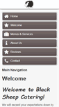 Mobile Screenshot of blacksheepcatering.com