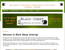 Tablet Screenshot of blacksheepcatering.com